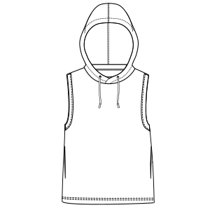 Fashion sewing patterns for Tank top 3091
